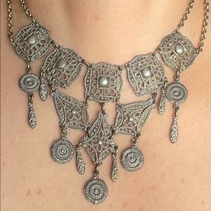 Boho vintage look necklace